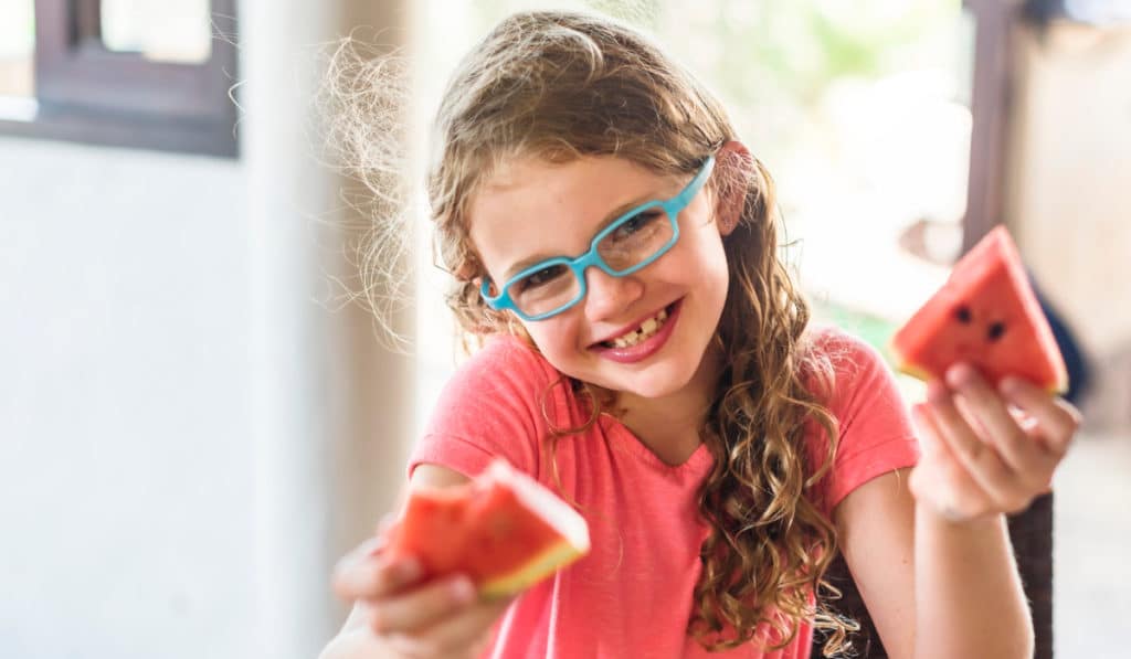 cuidado de la vista de los niños