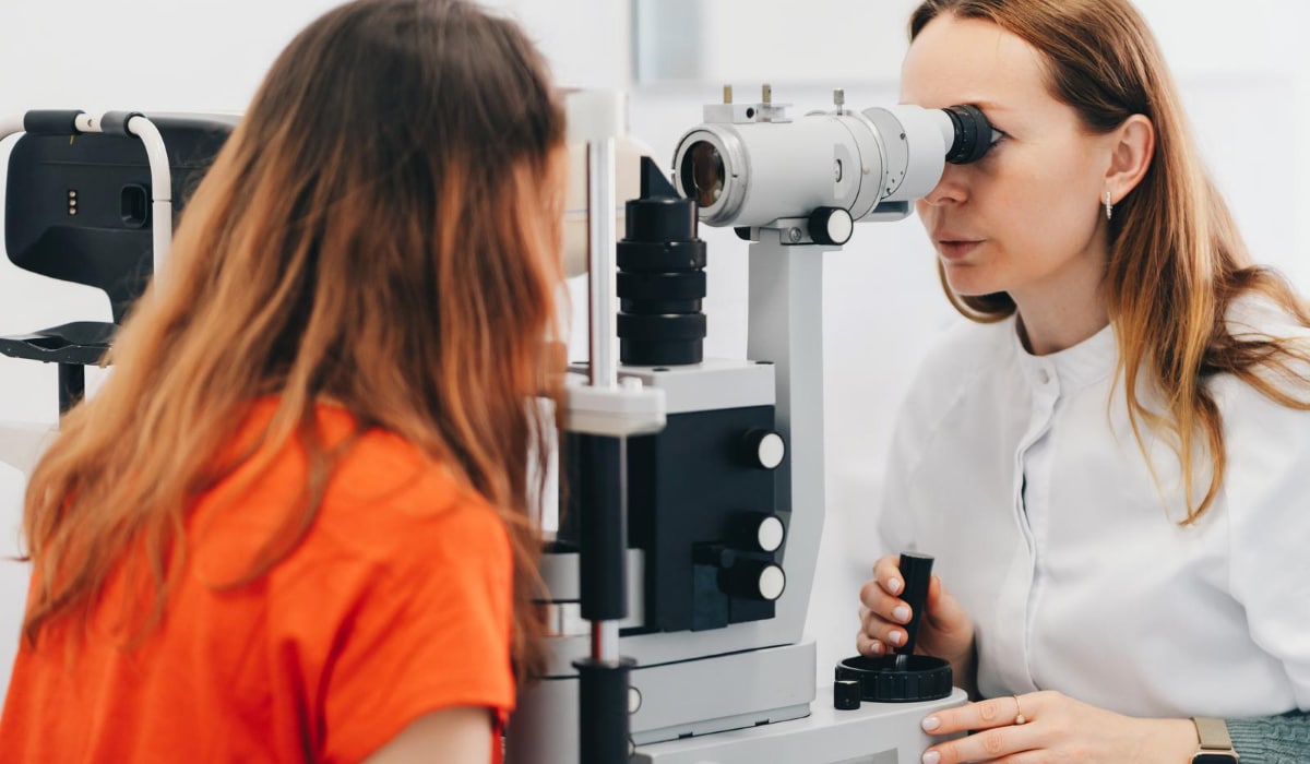 Prueba ocular de agudeza visual