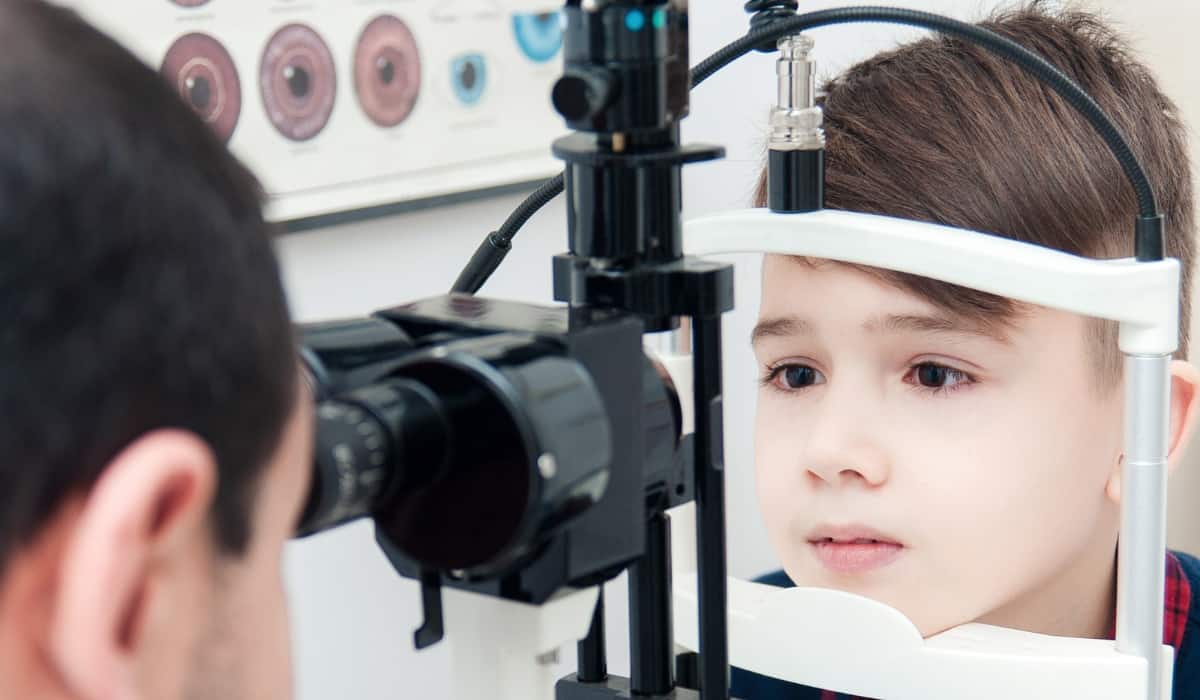 examen visual a niño