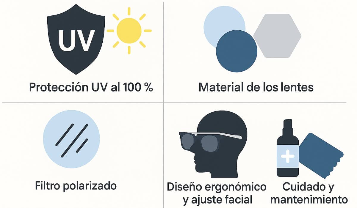 Lentes de sol: 6 características esenciales para protegerte con estilo