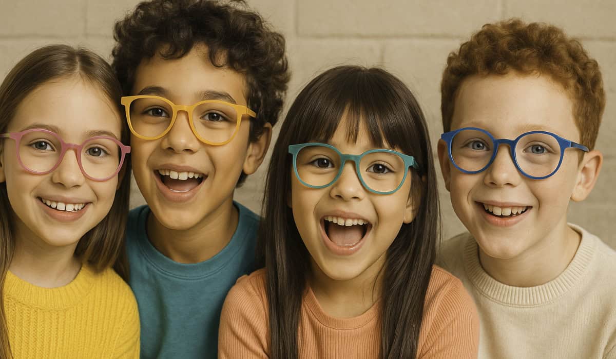 Cómo el color y el estilo motivan a los niños a llevar sus lentes con confianza