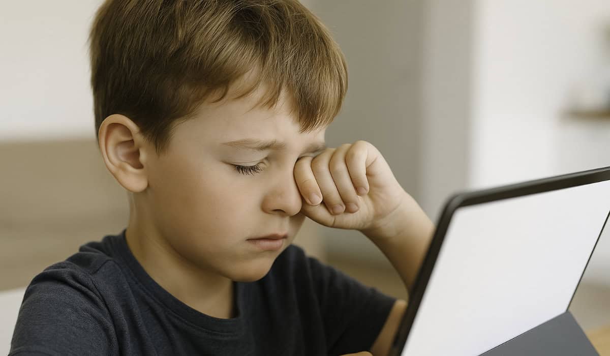 Pantallas y tareas escolares: cómo proteger la vista infantil en casa y en el colegio