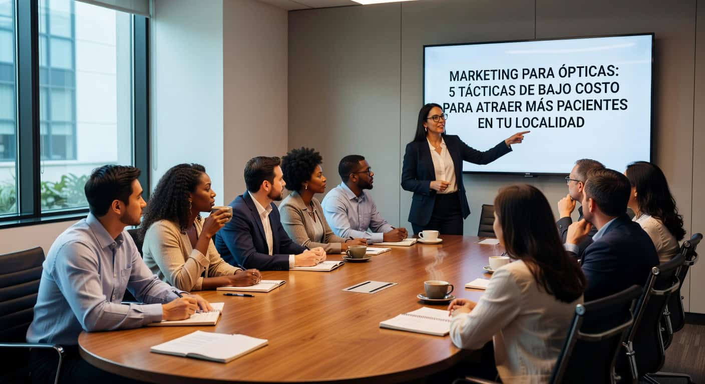 Marketing para Ópticas: 5 Tácticas de Bajo Costo para Atraer Más Pacientes en tu Localidad