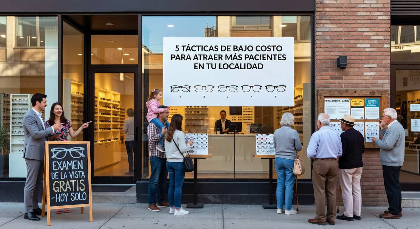 Marketing para Ópticas: 5 Tácticas de Bajo Costo para Atraer Más Pacientes en tu Localidad resultado profesional
