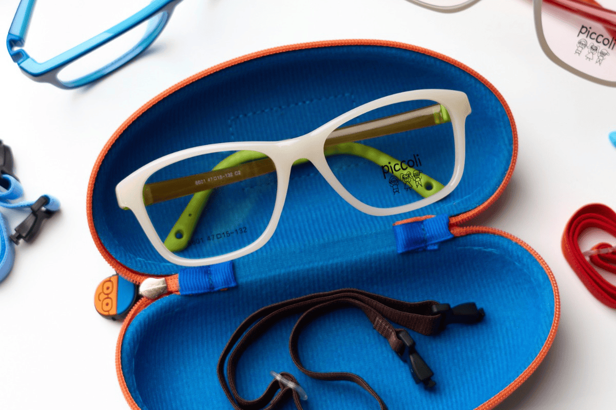 lentes para ninos marca piccoli banda elastica