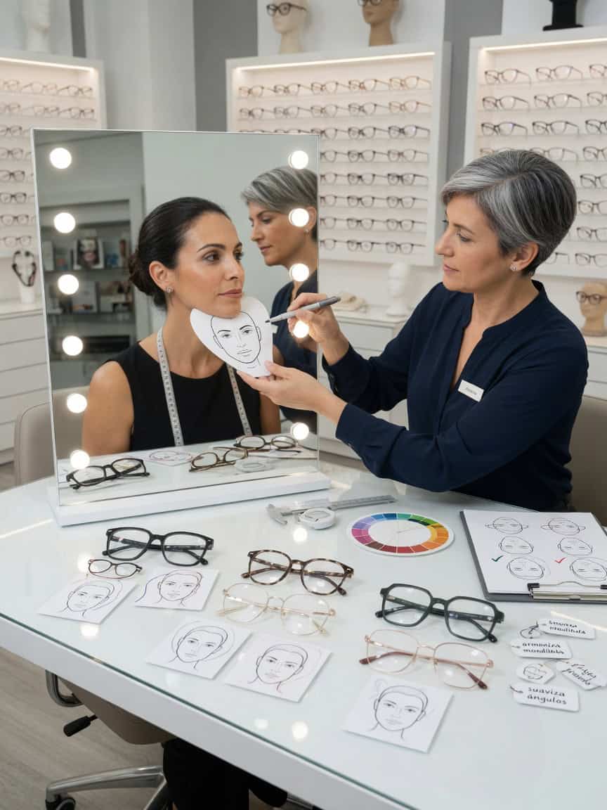 Guía Visagismo Ópticas: Asesora Monturas Forma Rostro y Vende Más
