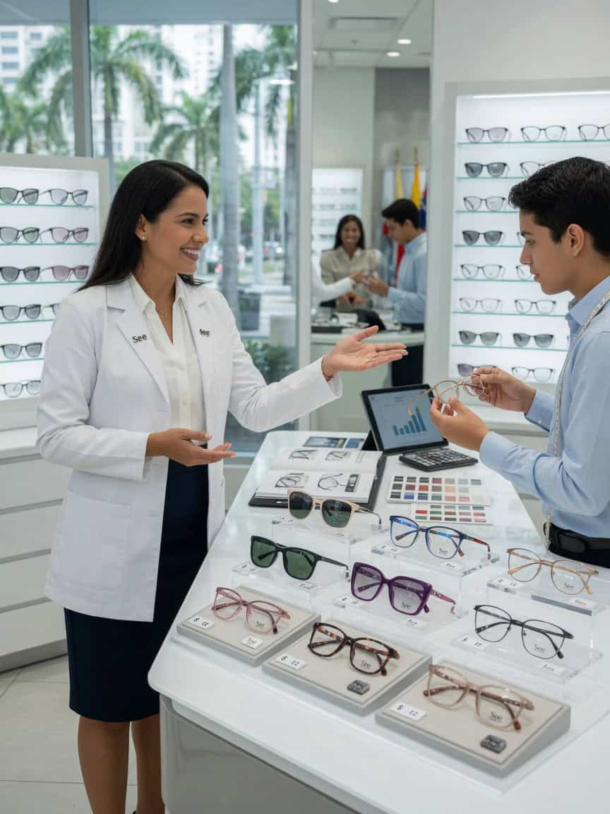Capacitación Óptica: Vende Líneas See Eyewear Aumenta tus Ganancias EE.UU. Venezuela